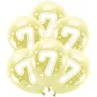 balony cyfra 7 zolty jasny partydeco 13 6 szt