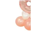 balony cyfra 8 rozowe zloto partypal zestaw