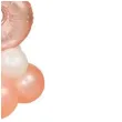 balony cyfra 8 rozowe zloto partypal zestaw