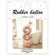 balony cyfra 8 rozowe zloto partypal zestaw
