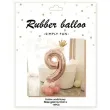 balony cyfra 9 rozowe zloto partypal zestaw