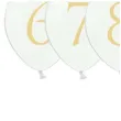 balony cyfry biale partydeco 30cm