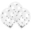 balony czarne pajaki przezroczyste amscan 11 6 szt