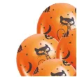 balony czarny kot i dynia pomaranczowy guirca 12 10 szt