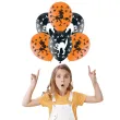 balony czarownice i koty czarno pomaranczowe amscan 11 6 szt