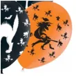 balony czarownice i koty czarno pomaranczowe amscan 11 6 szt