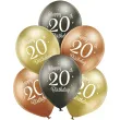 balony d11 glossy happy birthday 20 mix belbal 12 6 szt