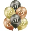 balony d11 glossy happy birthday 70 mix belbal 12 6 szt