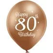 balony d11 glossy happy birthday 80 mix belbal 12 6 szt