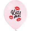 balony d11 kiss me rozowo bialy belbal 12 6 szt