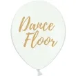 balony dance floor biale 12 strong 50 szt