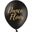 balony dance floor czarne 12 strong 50 szt