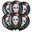 balony day of the dead czarne amscan 11 6 szt