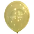 balony decor premium droplets zolte amscan 11 50 szt