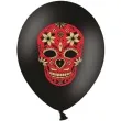 balony dia de los muertos pastel czarne strong 12 50 szt