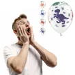 balony dinozaury pastel mix strong 14 6 szt