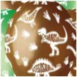 balony dinozaury stegosaurus brazowo zielone gemar 13 5 szt