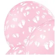 balony dzieciece stopki j rozowe grabo 12 5 szt
