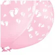 balony dzieciece stopki j rozowe grabo 12 5 szt