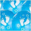balony dzieciece stopki niebieskie czakos 12 5 szt