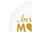 balony dzien matki best mom ever transparentne biale qualatex 11 25 szt