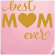 balony dzien matki best mom ever transparetne rozowe qualatex 11 25 szt