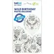 balony dzikie urodziny pastel biale belbal 12 6 szt