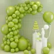 balony eco oliwkowy partydeco 12 100 szt