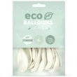 balony ekologiczne bialy metalik partydeco 10 10 szt