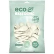 balony ekologiczne bialy metalik partydeco 12 100 szt