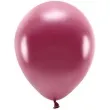 balony ekologiczne bordowe metaliczne partydeco 12 100 szt
