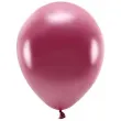 balony ekologiczne bordowy metalik partydeco 10 10 szt