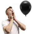 balony ekologiczne czarne partydeco 12 10 szt