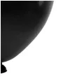 balony ekologiczne czarne partydeco 12 10 szt