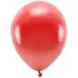 balony ekologiczne czerwony metalik partydeco 10 10 szt