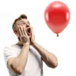 balony ekologiczne czerwony metalik partydeco 10 100 szt