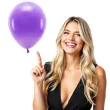balony ekologiczne fioletowe partydeco 10 100 szt