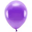 balony ekologiczne fioletowy metalik partydeco 10 10 szt