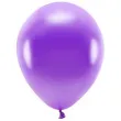 balony ekologiczne fioletowy metalik partydeco 12 10 szt