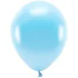 balony ekologiczne jasnoniebieski metalik partydeco 10 10 szt