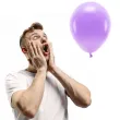 balony ekologiczne lawendowe partydeco 12 100 szt