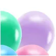 balony ekologiczne metalik mix partydeco 10 100 szt