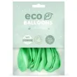 balony ekologiczne mietowy metalik partydeco 12 10 szt