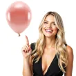 balony ekologiczne rozowe zloto metalik partydeco 10 10 szt