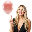 balony ekologiczne rozowe zloto metalik partydeco 12 10 szt