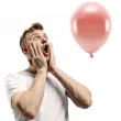 balony ekologiczne rozowe zloto metalik partydeco 12 100 szt