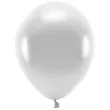 balony ekologiczne srebrny metalik partydeco 10 10 szt