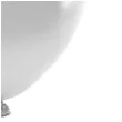balony ekologiczne srebrny metalik partydeco 12 100 szt