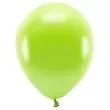 balony ekologiczne zielone jabluszko metalik partydeco 10 10 szt