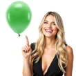 balony ekologiczne zielone partydeco 12 100 szt